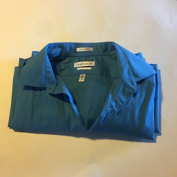 Blue Van Heusen classic fit long sleeve - Picture 3 of 8